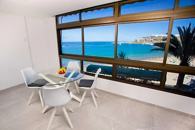 Strandappartement in Mogán met Uitzicht