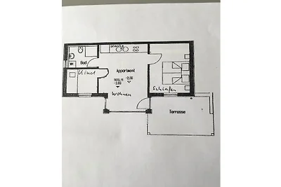 Ferienwohnung mit 2 Schlafzimmer