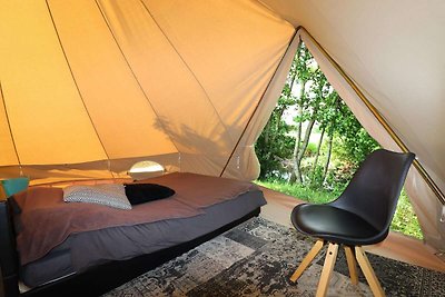 Bella tenda safari a Twijzel con terrazza