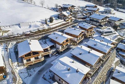 Chalet con sauna e piscina naturale