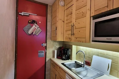 Appartement in La Plagne met uitzicht op de M...