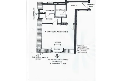 Vakantieappartement met 1 slaapkamer