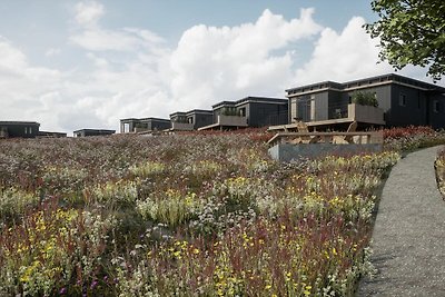 Prachtige lodge met sauna in een natuurresort