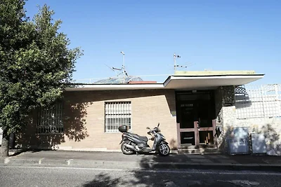 Een terras boven de Golf van Napels
