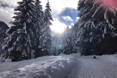 Landhausidylle mit Bergblick nahe Skilift