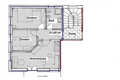 Bauernhof mit 2 Schlafzimmer