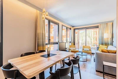 Apartment in Les Arcs mit Spa und Aussicht