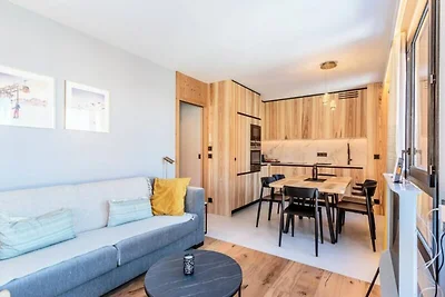 Apartment in Les Arcs mit Spa und Aussicht