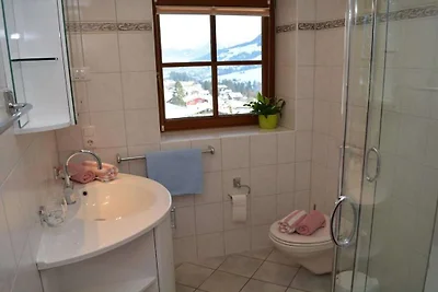 "Kanzelwand" im Gästehaus am Berg