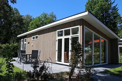 Modernes Chalet mit Klimaanlage, auf einem Sp...