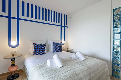 Schlafzimmer in einer erhabenen provenzalisch...