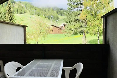 Appartamento a Pra-Loup con vista sulle piste