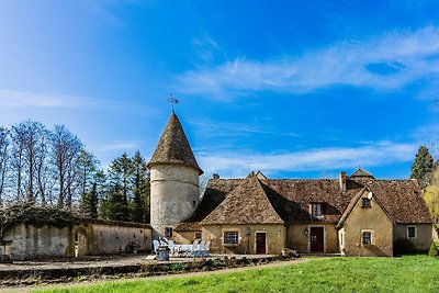 Schönes Schloss in Le Veurdre mit privatem...