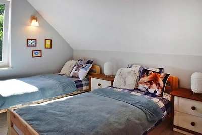 Casa de vacaciones con gran jardín privado.