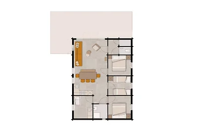 Ferienhaus in Hoogerheide mit Laufstall