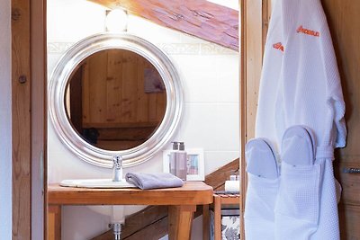 Charmant luxe chalet met sauna