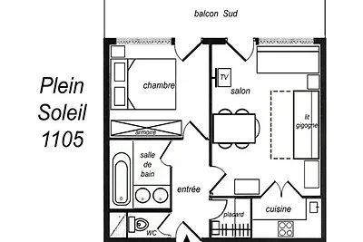 PIACEVOLE APPARTAMENTO CON 2 LOCALI, CAMERA D...