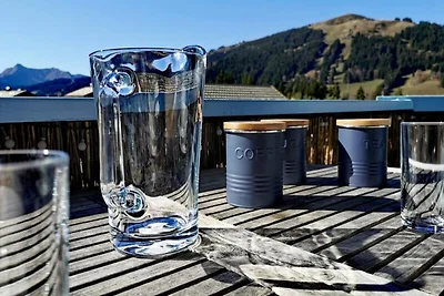 Chalet in Chavannes mit Bergblick