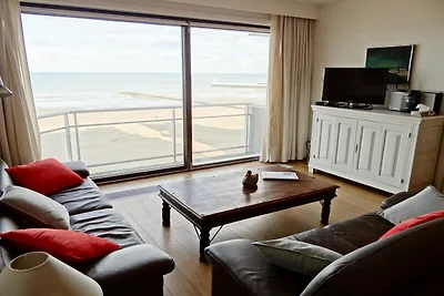 Wohnung in Nieuwpoort mit frontalem Meerblick