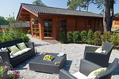 Houten chalet met WiFi nabij Brunssummerheide