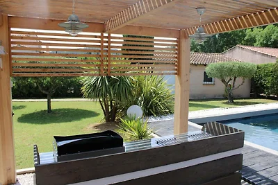 Holiday home with large garden and pool