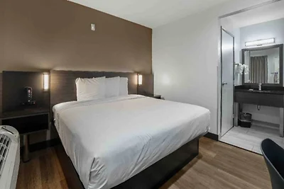 1 Queensize-Bett | Minikühlschrank