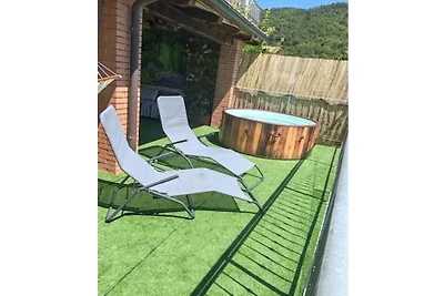 Ferienhaus in Volterrano mit Balkon