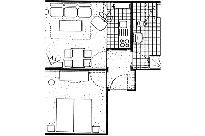 Holiday apartment with 1 bedroom