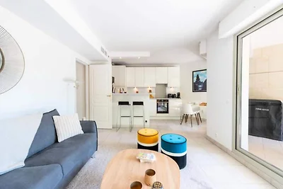 Appartement in Cannes met privétuin