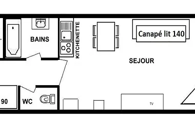 Apartment in der Nähe von Mont Bisanne mit...