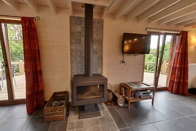 Luxuriöses Chalet mit Sauna im Wald