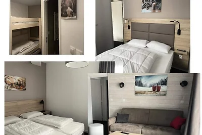 3 Zimmer für 8 Personen