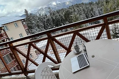 Ferienwohnung für 6 Personen mit Bergblick