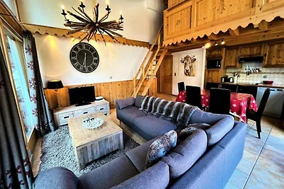 Wohnung im Dorf mit Blick auf die Skipiste