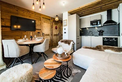 Appartamento sulla pista Marmotte con vasca...