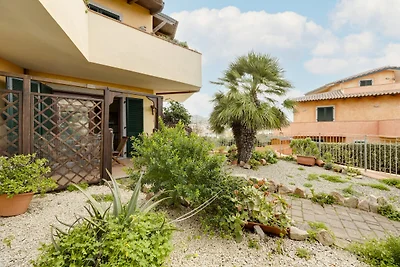 Mit privatem Garten und Klimaanlage