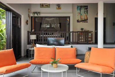 Flach, 10 Minuten zum Strand