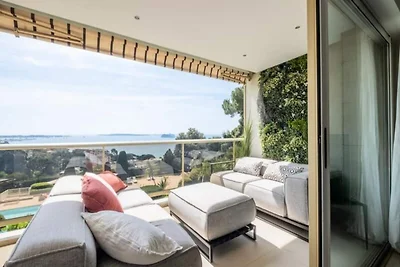 Apartment in Cannes mit Meerblick und Pool