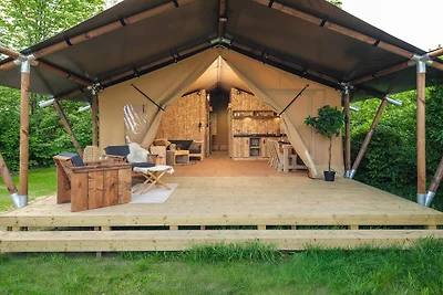 Premium-Safari-Zelt mit extra großer Terrasse