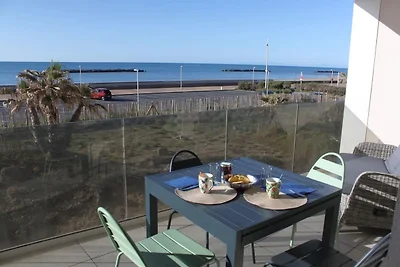 Apartment direkt am Meer in Valras-Plage
