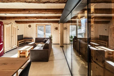 Elegant appartement in een verbouwde stal.