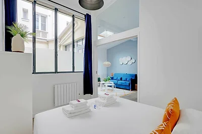 Ruim appartement - 2BR/6P - Musée de La Poste