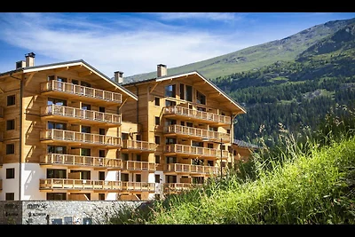 Charmante Wohnung mit Pool in Tignes