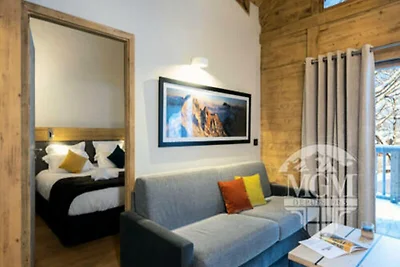 Wohnung in Les Houches mit Spa & Pool