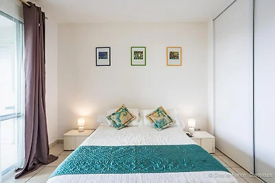 Ferienwohnung am Meer mit Pool