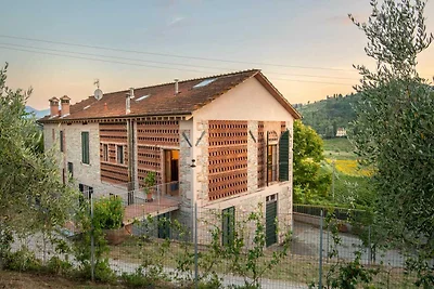 Villa in Lucca mit Weingut und Aussicht