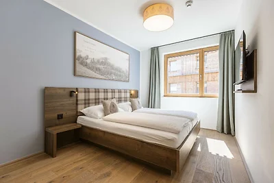 Schöne Lodge mit Balkon