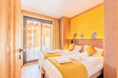 Apartment in Les Arcs mit Spa und Aussicht