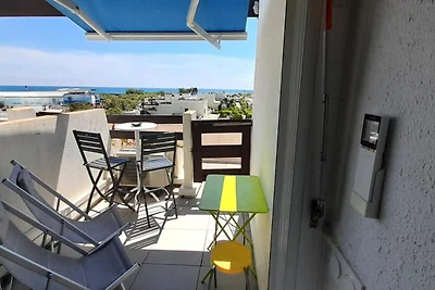 Apartment in Port Nature mit Meerblick