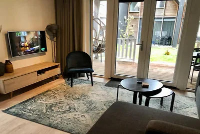 Schöne Lodge für 5 Personen in Strandnähe.